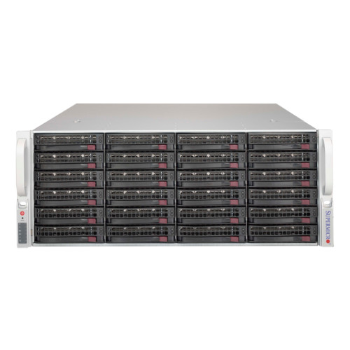Корпус серверный 4U Supermicro CSE-846BE1C-R1K23B (24 x 3.5 HS Bays, 13.68 x 13, E-ATX и ATX, 7xFH & FL slots, 1200W Titanium)