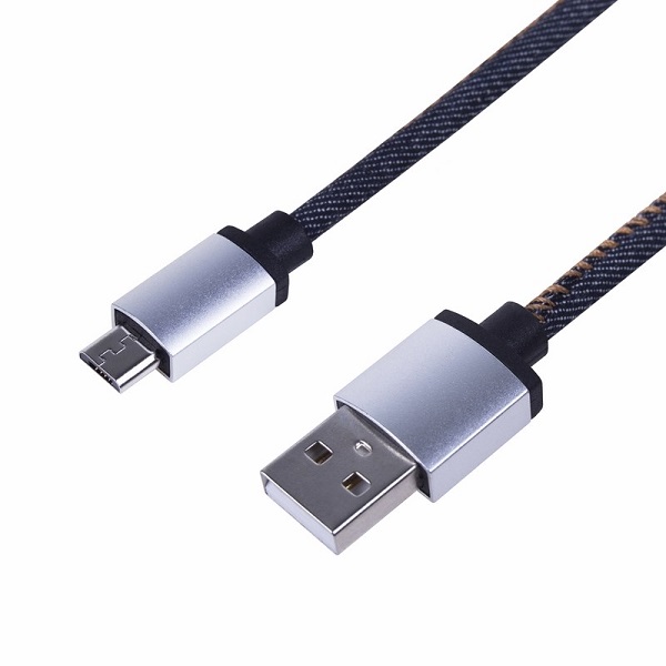 

Кабель интерфейсный Rexant 18-4242 microUSB, шнур в джинсовой оплетке (10шт), 18-4242