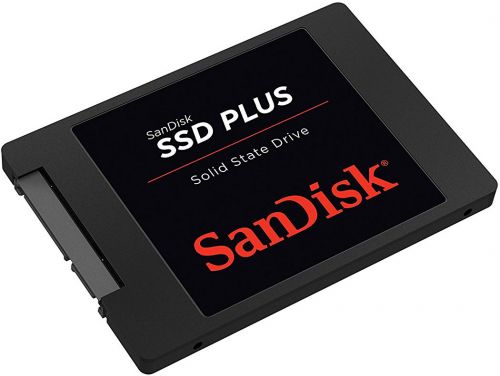 Накопитель SSD 2.5'' SanDisk SDSSDA-120G-G27 Plus 120GB 3D TLC SATA 6Gb/s 530/310MB/s MTBF 1.75M