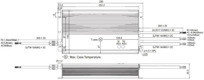 Mean Well HLG-600H-48A