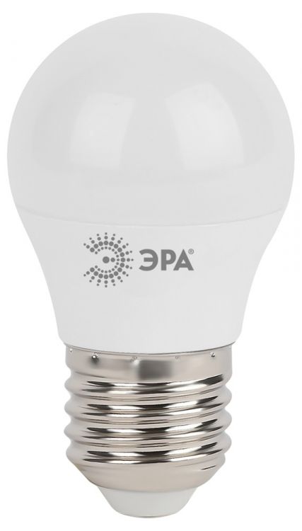 

Лампа светодиодная ЭРА Б0020550 LED P45-7W-827-E27 (диод, шар, 7Вт, тепл, E27), Б0020550