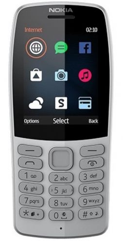 Мобильный телефон Nokia 210 Dual Sim 16OTRD01A03 grey
