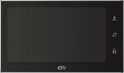 Видеодомофон CTV CTV-M4706AHD с экраном с технологией Touch Screen для управления OSD, стеклянная сенсорная панель управления Easy Buttons, AHD, TVI