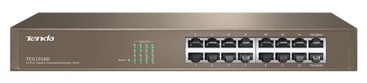 

Tenda TEG1016D 16-портовый коммутатор Gigabit Ethernet, TEG1016D