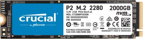 

Накопитель SSD M.2 2280 Crucial CT2000P2SSD8, CT2000P2SSD8