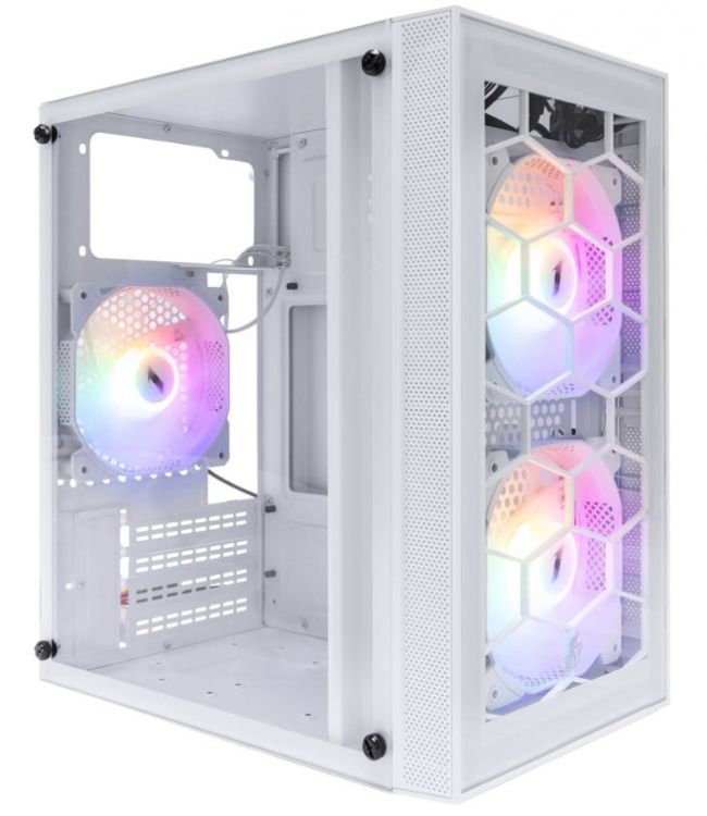 

Корпус mATX 1STPLAYER FIREBASE X1 X1-WH-3F1-W белый, без БП, окно из закаленного стекла, USB 3.0, USB 2.0, audio, FIREBASE X1