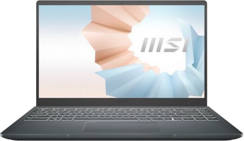 Ноутбук MSI Modern 14 B11MOU-636RU 9S7-14D334-636 i5 1155G7/8GB/512GB SSD/Iris Xe graphics/14" IPS FHD/WiFi/BT/cam/Win10Home/dk.grey - фото 1