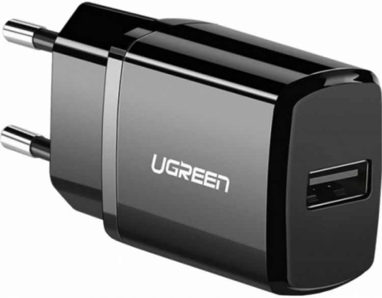 

Зарядное устройство сетевое UGREEN ED011 50459_ USB Type-A, черный, ED011