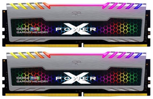 Модуль памяти DDR4 16GB (2*8GB) Silicon Power Xpower Turbine RGB SP016GXLZU360BDB 3600MHz CL18 1.35V