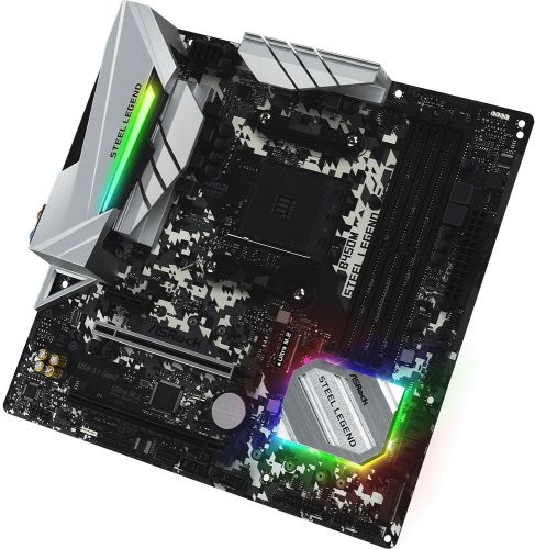 Материнская плата mATX ASRock B450M STEEL LEGEND