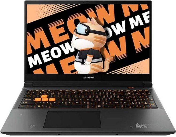 Ноутбук Colorful MEOW R16 24-HR86B16512H-O-RUA-KA A10305000029 Ryzen 7-8845HS/16GB/512GB SSD/GeForce RTX 4060 8GB/16" QHD IPS/WiFi/BT/cam/noOS/orange