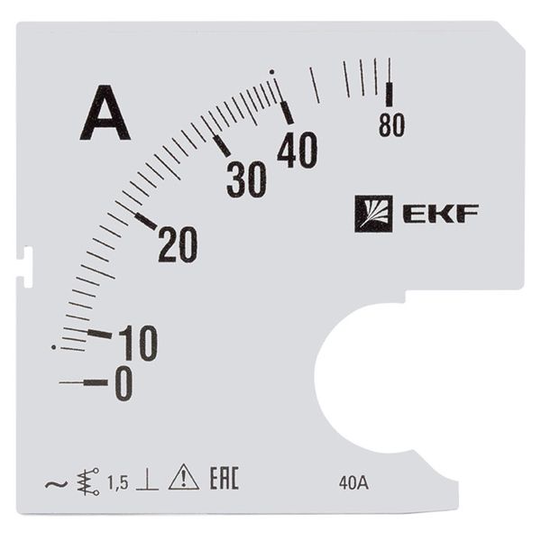 

Шкала сменная EKF s-a961-40 для A961 40/5А-1,5, s-a961-40