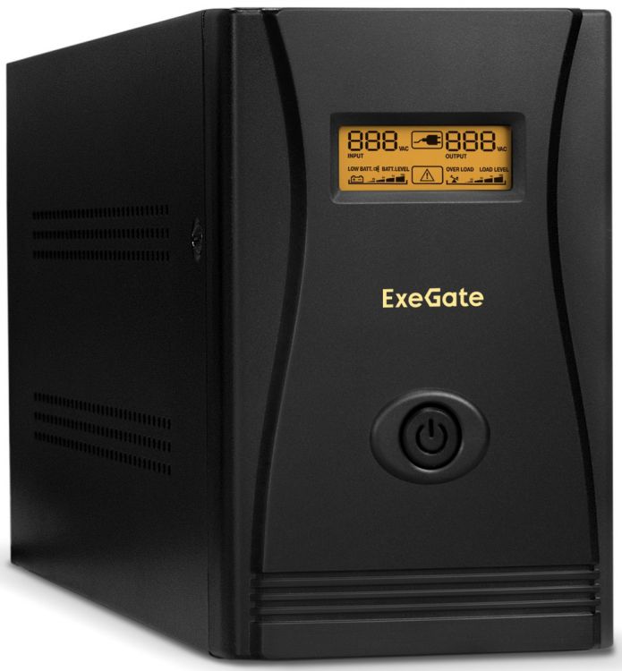 Источник бесперебойного питания Exegate SpecialPro Smart LLB-1000.LCD.AVR.C13.RJ.USB 1000VA/650W, LCD, AVR, 6*C13, RJ45/11,USB, металлический корпус,
