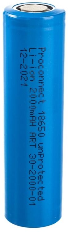 Аккумулятор PROconnect 30-2000 18650 unprotected Li-ion 2000 mAH 3.7 В