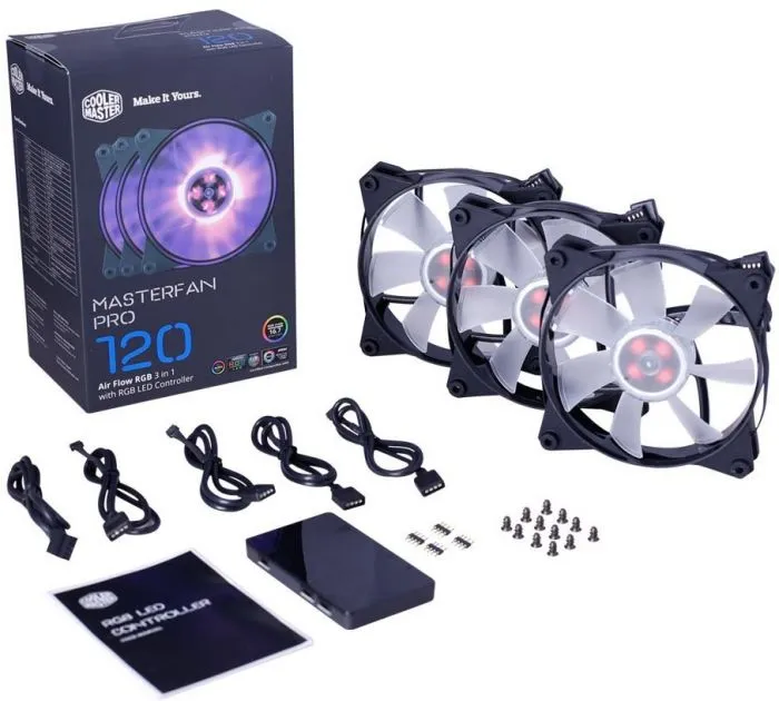 фото Cooler Master MasterFan Pro 120 Air Flow RGB 3 in 1