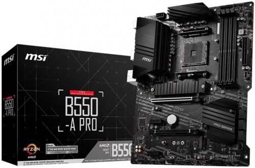 Материнская плата ATX MSI B550-A PRO (AM4, AMD B550, 4*DDR4(4800), 6*SATA 6G RAID, 2*M.2, 4*PCIE, 7.