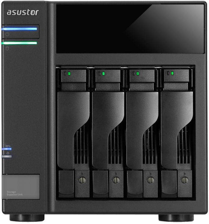 

Сетевой накопитель данных ASUSTOR AS6004U 4-bay expansion box USB 3.0/noHDD,LFF(HDD,SSD), AS6004U