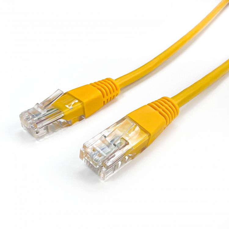 

Кабель патч-корд U/UTP 5e кат. 2м Filum FL-U5-C-2M-Y 26AWG(7x0.16 мм), чистая медь, PVC, жёлтый, FL-U5-C-2M-Y