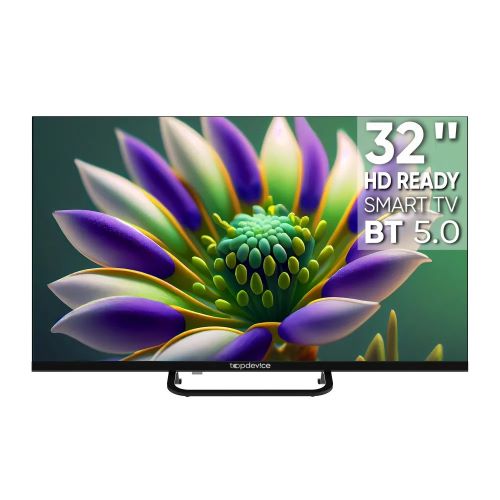 Телевизор TopDevice TDTV32CS04H_BK HD ready/T2/S2/Android 11 Smart (1/8Gb)/BT 5.0/black