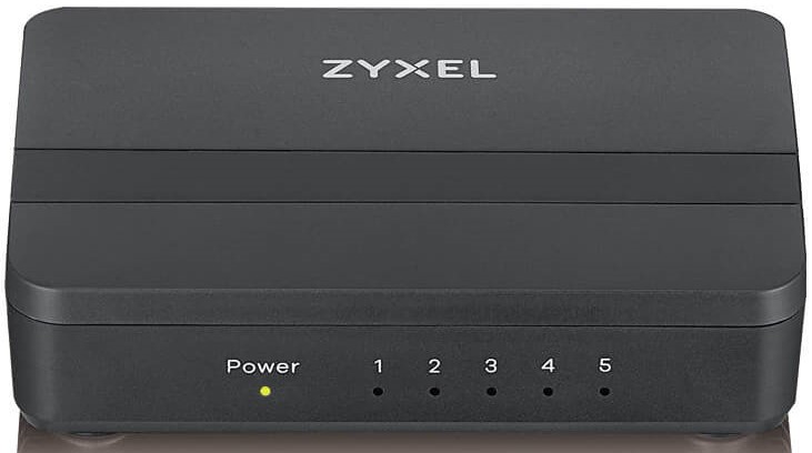 Коммутатор неуправляемый ZYXEL GS-105SV2-EU0101F 5 портов Gigabit Ethernet с приоритетными портами