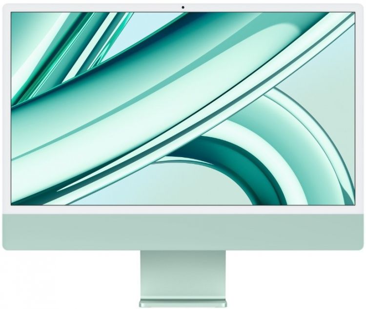 

Моноблок 24'' Apple Imac 24 (2023) (MQRN3LL/A) with Retina 4.5K display: M3 chip with 8‑core CPU and 10‑core GPU, 8GB, 256GB SSD - Green, Imac 24 (2023)