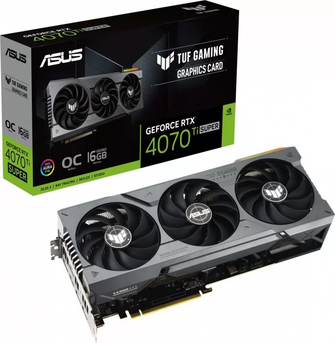 ASUS GeForce RTX 4070 TI SUPER TUF GAMING OC (TUF-RTX4070TIS-O16G-GAMING)