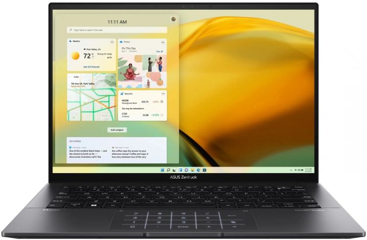 

Ноутбук ASUS Zenbook 14 UM3402YA-KP660 90NB0W95-M014W0 Ryzen 7 7730U/16GB/1TB SSD/Radeon Graphics/14" IPS WQXGA/WiFi/BT/Cam/noOS/black/Bag, Zenbook 14 UM3402YA-KP660