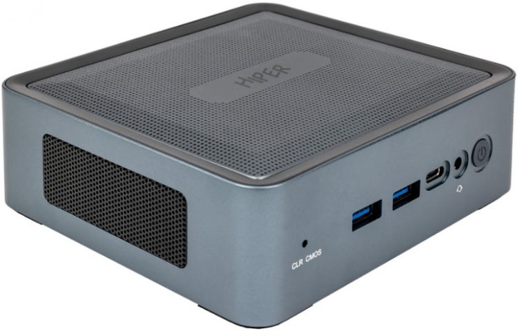 Компьютер HIPER EXPERTBOX ED20 ED20-I3112R8N2NSG i3-1115G4/8GB/256GB SSD/UHD Graphics/BT/WiFi/noOS/grey - фото 1