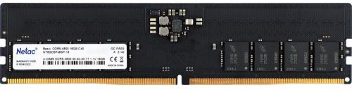 Модуль памяти DDR5 16GB Netac NTBSD5P48SP-16 Basic PC5-38400 4800MHz CL40 1.1V