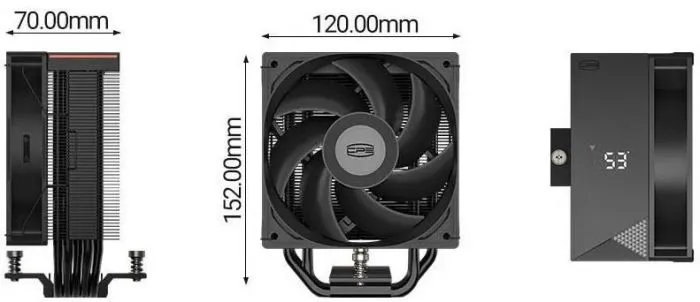 PCCooler RT500 Digital BK