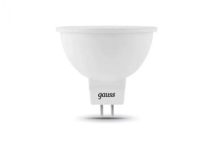 

Лампа Gauss 101505305-D MR16 5W 530lm 6500K GU5.3 диммируемая LED, 101505305-D