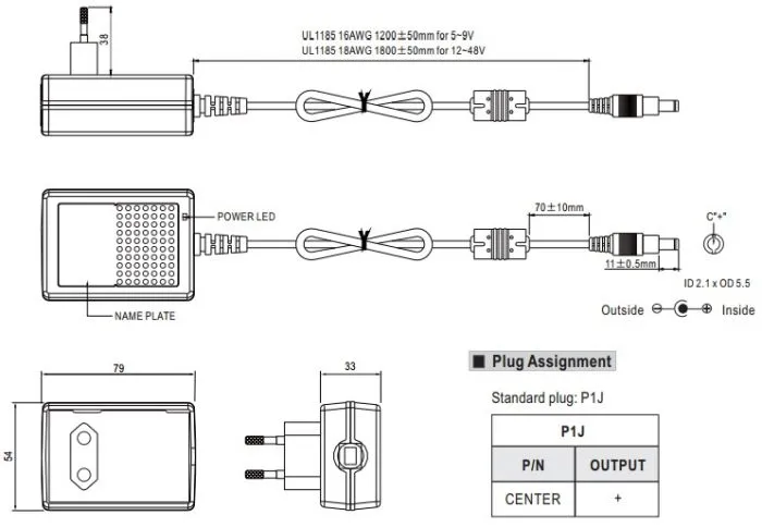 фото Mean Well GSM18E15-P1J