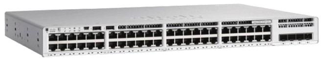 Коммутатор Cisco C9200L-48T-4X-E Catalyst 9200L 48-port data, 4*10G, Network Essentials, цвет белый - фото 1
