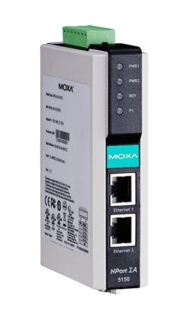 

Сервер MOXA NPort IA 5150I-T 1-портовый асинхронный RS-232/422/485 в Ethernet с изоляцией 2 КВ, NPort IA 5150I-T