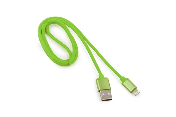 

Кабель USB Cablexpert CC-S-APUSB01Gn-1M для Apple, AM/Lightning, серия Silver, длина 1м, зеленый, блистер, CC-S-APUSB01Gn-1M