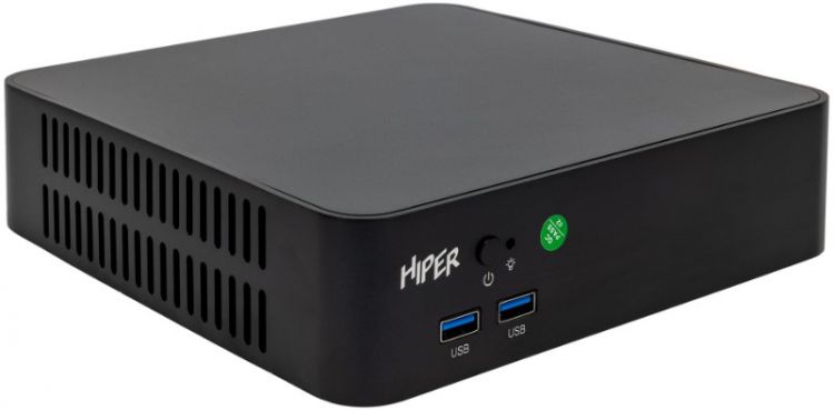 Компьютер HIPER ACTIVEBOX AS8 AS8-I3105R8S2WPB i3-10105/8GB/256GB SSD/UHD Graphics 630/BT/WiFi/Win10Pro/black