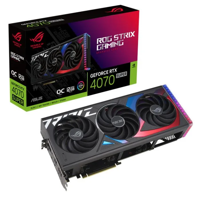 фото ASUS GeForce RTX 4070 SUPER ROG STRIX GAMING OC (ROG-STRIX-RTX4070S-O12G-GAMING)