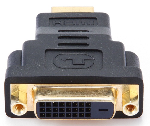 Переходник Gembird HDMI-DVI A-HDMI-DVI-3 19M/25F, золотые разъемы, пакет