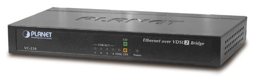 Медиа-конвертер Planet VC-234 VDSL2 (профиль 30а) с 4-портовым коммутатором 10 гигабитный ethernet медиа конвертер sfp волоконный медиа конвертер