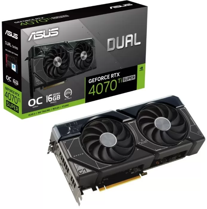 ASUS GeForce RTX 4070 TI SUPER DUAL OC (DUAL-RTX4070TIS-O16G)