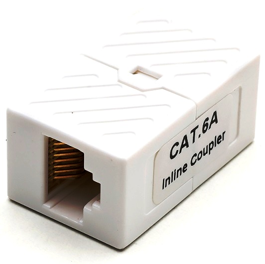 Соединитель Atcom AT2002 сгонка RJ45 для соединения патч-кордов Cat.6 (до 1Gbps)