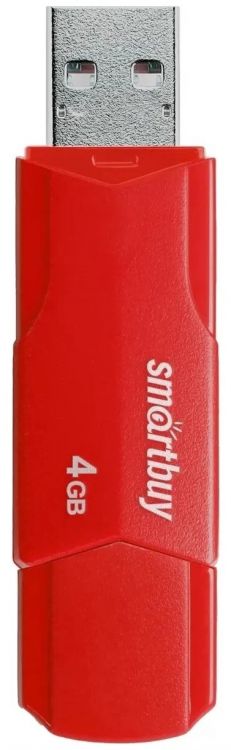 

Накопитель USB 2.0 SmartBuy SB4GBCLU-R 4GB CLUE red, SB4GBCLU-R