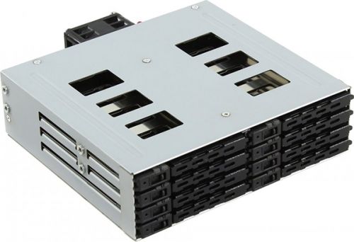 Корзина Procase L2-108-SATA3-BK 8*SATA3/SAS, черный, с замком, hotswap mobie rack module for 2,5
