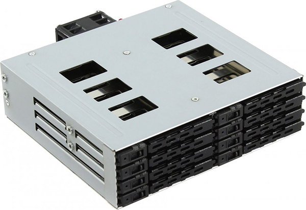 

Корзина Procase L2-108-SATA3-BK 8*SATA3/SAS, черный, с замком, hotswap mobie rack module for 2,5" slim HDD(1x5,25) 2xFAN 40x15mm, L2-108-SATA3-BK