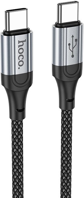 

Кабель интерфейсный Hoco X102 FRESH TYPE-C TO TYPE-C USB Type-C (m)-USB Type-C (m) 1м черный коробка (2002364), X102 FRESH TYPE-C TO TYPE-C