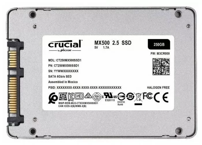 Crucial CT250MX500SSD1