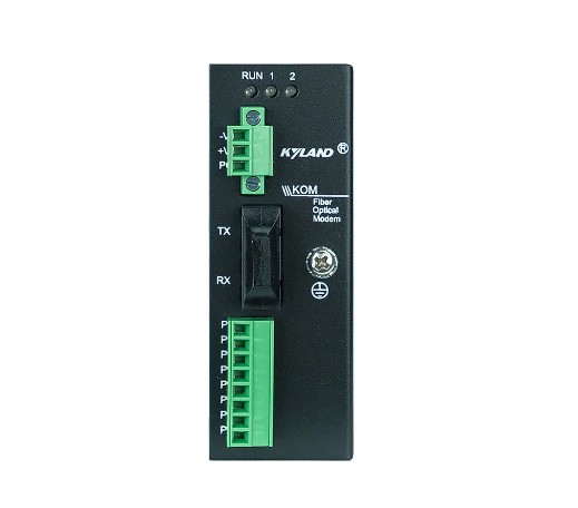 

Конвертер промышленный Kyland KOM200 302110031 1 100Base-FX multi mode fiber port, ST connector, 1310nm, 5km, 1 RS485 serial port, 2 RS232 serial port, KOM200