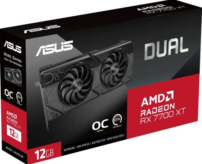 ASUS Radeon RX 7700 XT DUAL OC (DUAL-RX7700XT-O12G)