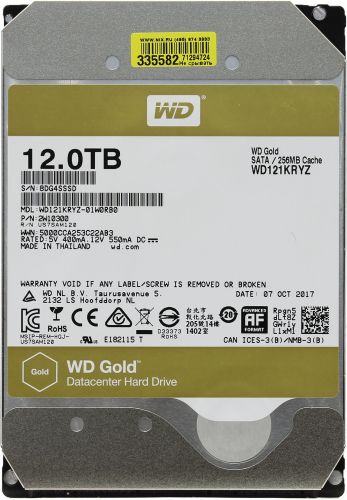 Жесткий диск 12TB SATA 6Gb/s Western Digital WD121KRYZ 3.5