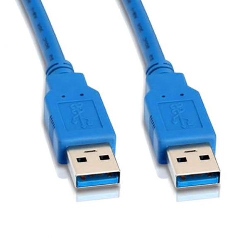 Кабель интерфейсный USB 3.0 5bites UC3009-010 AM-AM, 1м, синий